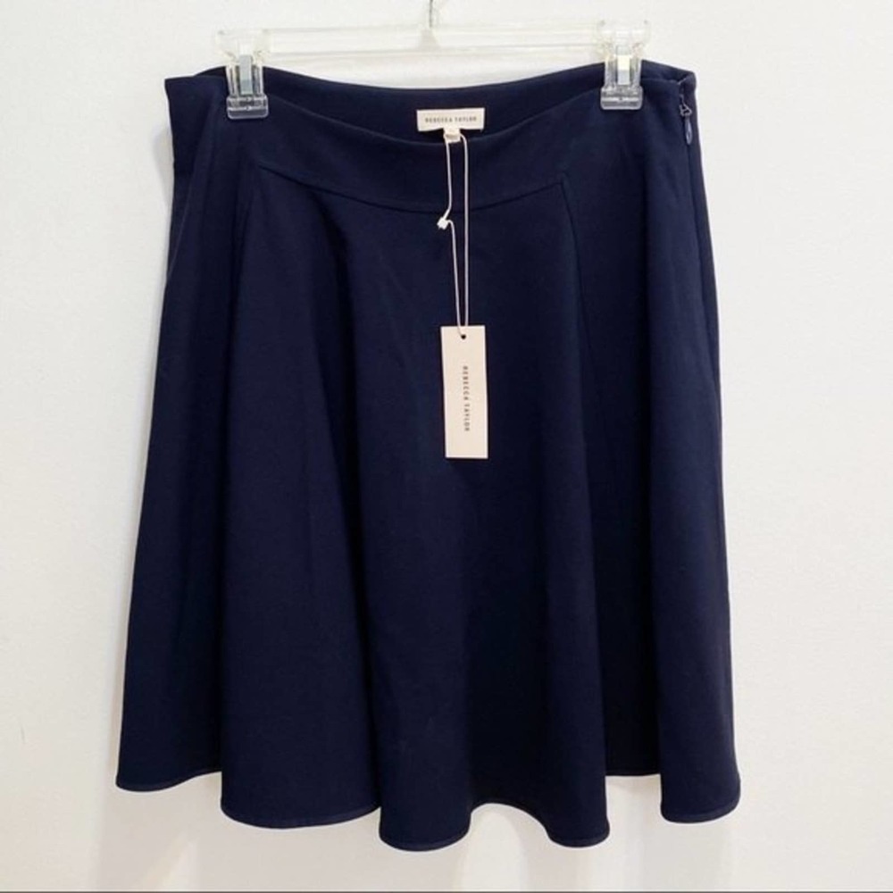 Rebecca Taylor NWT Women's Navy Blue Circle Skirt 10